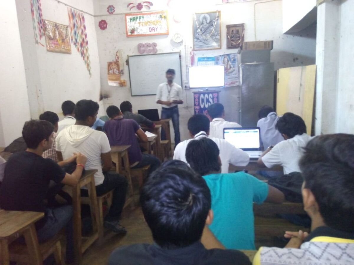 Amit Sir teaching at CCS Coaching